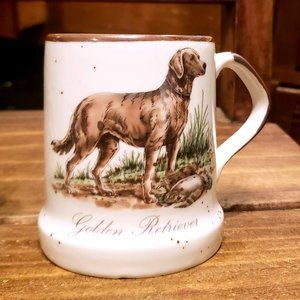 Vintage set of 2  Collectors Mugs Golden Retriever and English Spaniel Flawless,